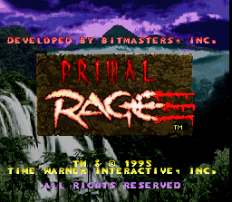 Primal Rage screenshot 3 for Super Nintendo